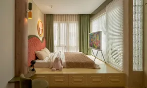 Nhà phố 30 m2 có thang máy trong nhà