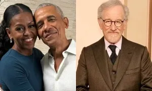 Vợ chồng ông Obama nghỉ dưỡng cùng đạo diễn Steven Spielberg Vợ chồng ông Obama nghỉ dưỡng cùng đạo diễn Steven Spielberg