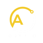 logo AE Crypto vang trắng - Qui Lê
